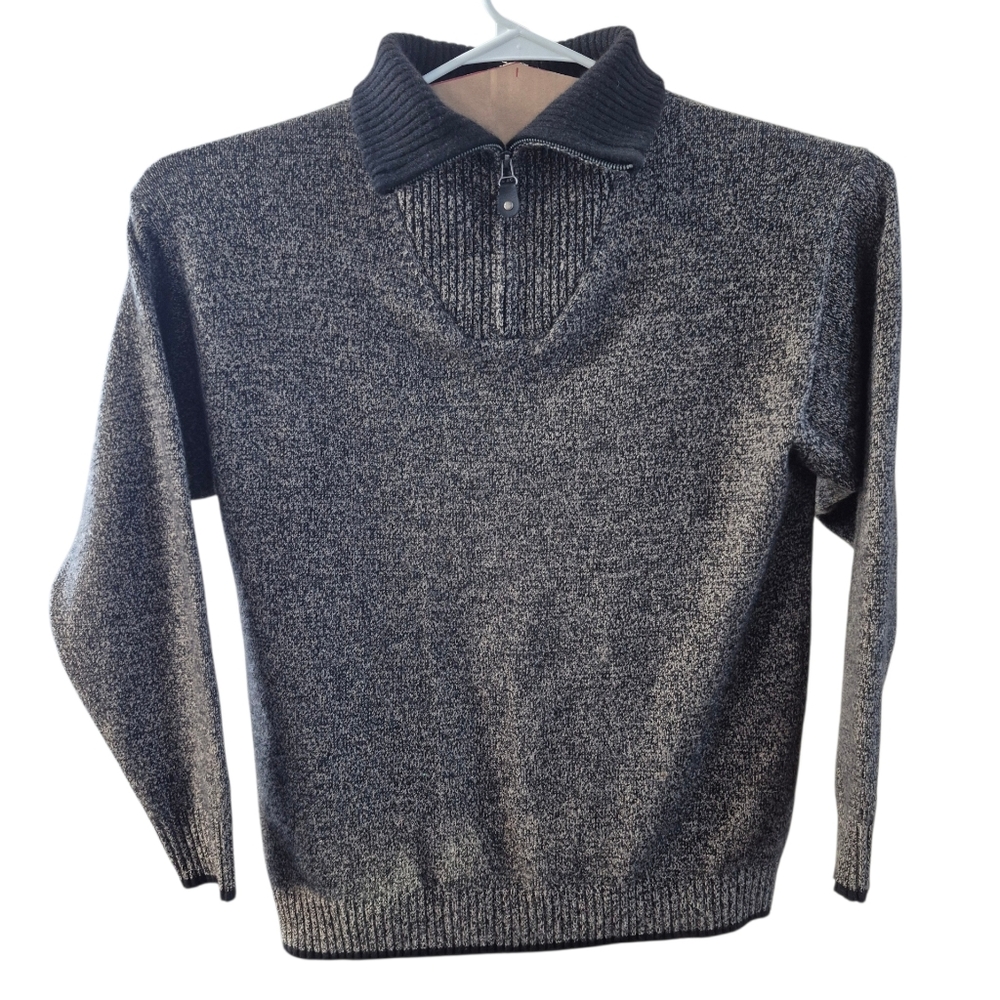 Men's Davis & Squire Cashmere 1/4 Zip Sweater, Large, Fantastic Condition.